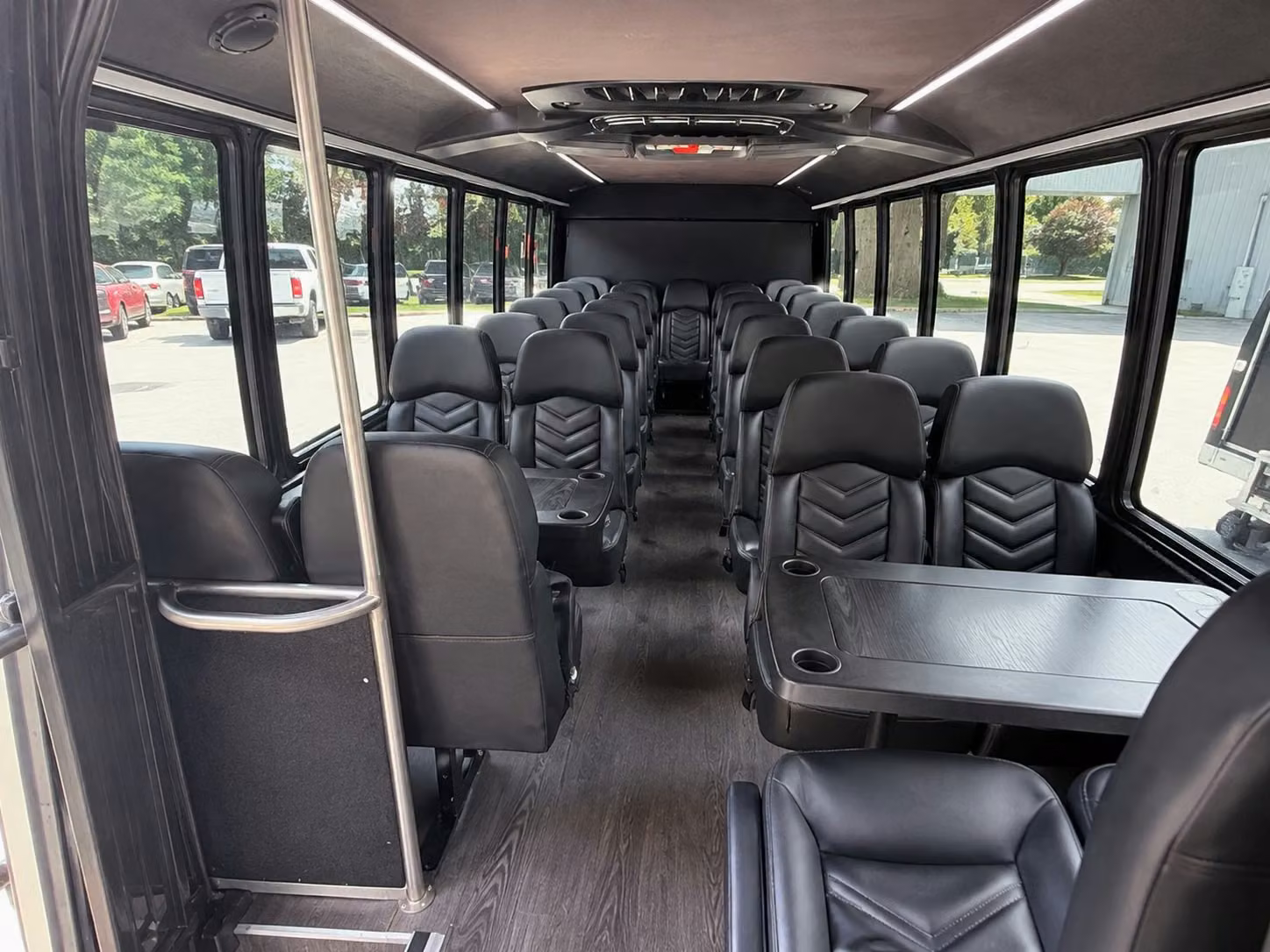 18 passenger minibus interior