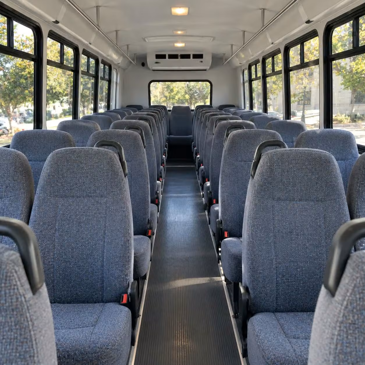 25 passenger minibus inside
