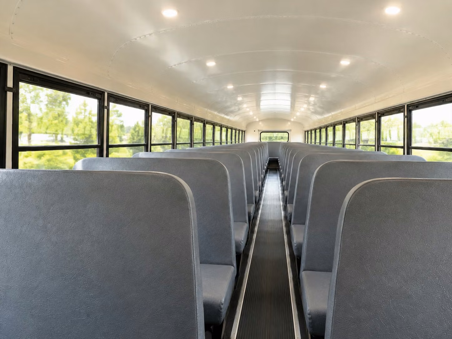 school bus interior